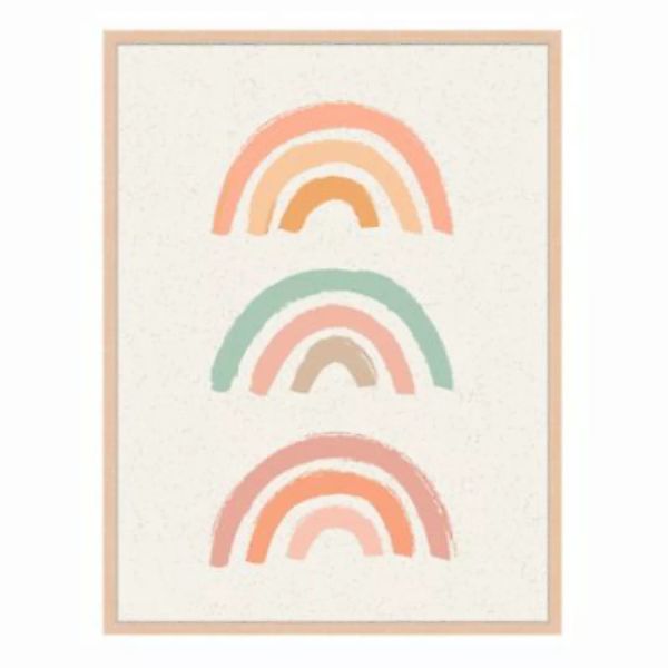 Any Image Wandbild Regenbogen beige Gr. 60 x 80 günstig online kaufen