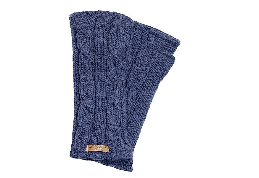 McRon Armstulpen Pulswärmer Modell Emily im Zopfmuster gestrickt, mit hohem günstig online kaufen