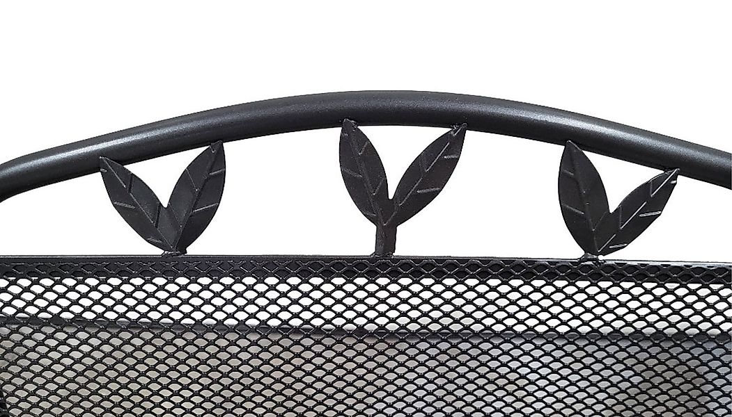 BURI Gartenstuhl Metall Stapelstühle 4er-Set Anthrazit günstig online kaufen