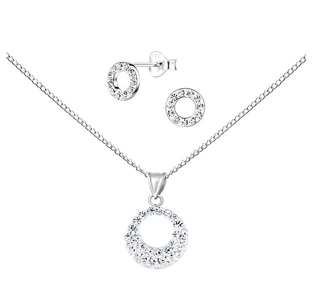 ALEXANDER YORK Schmuckset Schmuck-Set, KREIS KRISTALL, 4-tlg. günstig online kaufen
