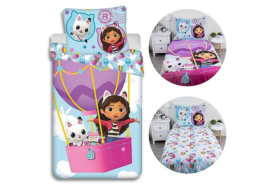 Sarcia.eu Kinderbettwäsche Gabby's Dollhouse Doppelseitige Kinderbettwäsche günstig online kaufen