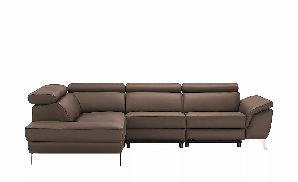 uno Ecksofa Leder  Dallas ¦ braun ¦ Maße (cm): B: 283 H: 74 T: 228.0 Polste günstig online kaufen