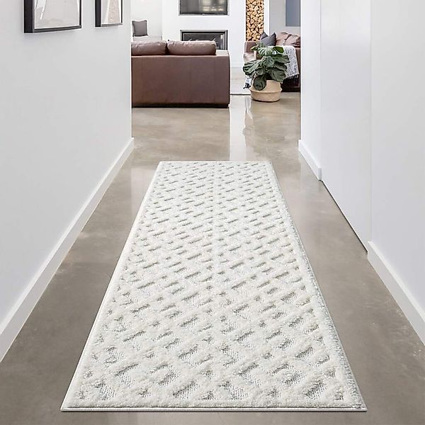 Carpet City Hochflor-Teppich "FOCUS737" rechteckig 20 mm Höhe Boho-Teppich, günstig online kaufen