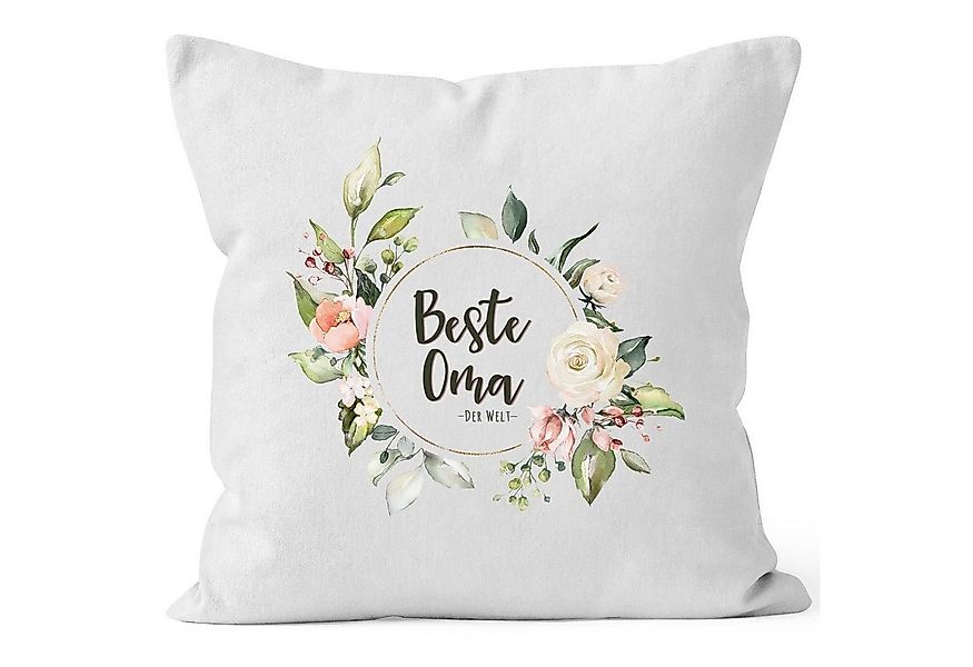 MoonWorks Dekokissen Kissen-Bezug Beste Oma der Welt Watercolor Geschenk Ki günstig online kaufen