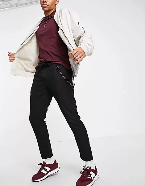 Tommy Jeans – Scanton – Einfarbige Jogginghose-Schwarz günstig online kaufen
