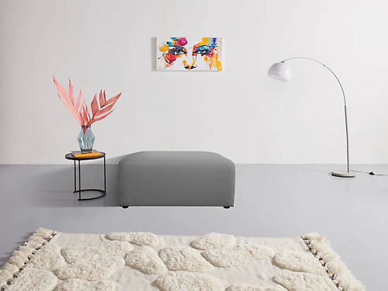 INOSIGN Polsterhocker »Koa, Hocker, passend zur Modulserie KOA«, in Webstof günstig online kaufen