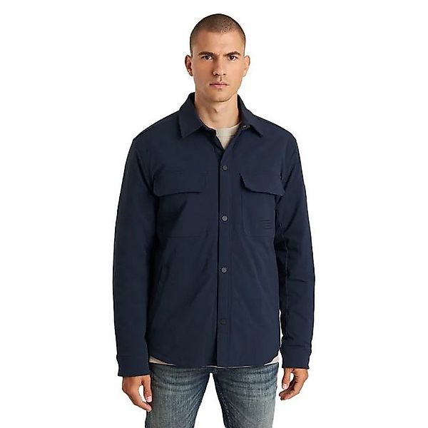 CHASIN' Henleyshirt Zaine Quilted Shirt,blau günstig online kaufen