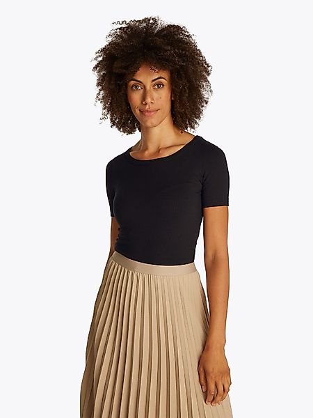 Tommy Hilfiger Rundhalsshirt SLIM 5X2 RIB günstig online kaufen