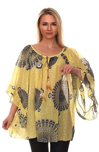 Charis Moda Longtunika Longtunika Schlupfbluse Kordelzug günstig online kaufen