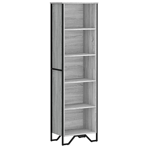 vidaXL Bücherregal Grau Sonoma 50x31x169 cm Holzwerkstoff 848617 günstig online kaufen