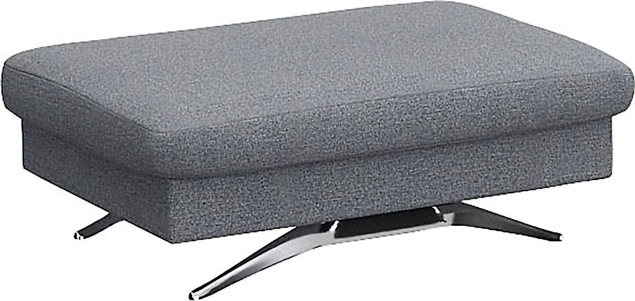FLEXLUX Pouf "Glow Sitzhocker, Polsterhocker" Hocker mit Stauraum, Fuß Alu günstig online kaufen