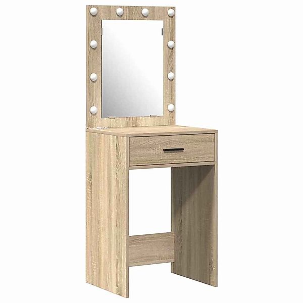 vidaXL Schminktisch 3-Tlg Braun 40 x 41 x 135 cm Holzwerkstoff 3334220 günstig online kaufen