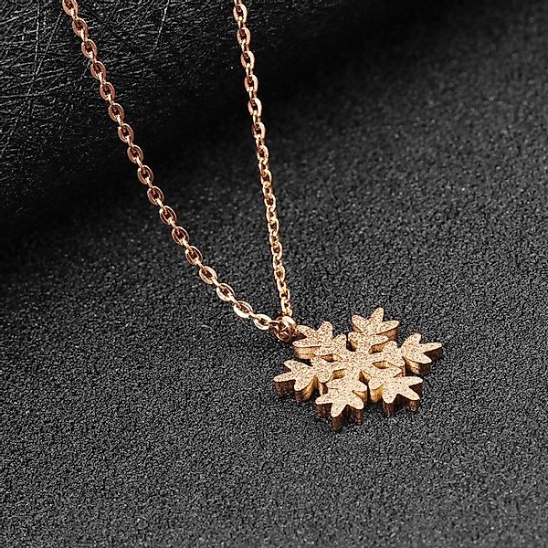 Kim Johanson Schmuckset Schneeflocke (3-tlg), Halskette günstig online kaufen