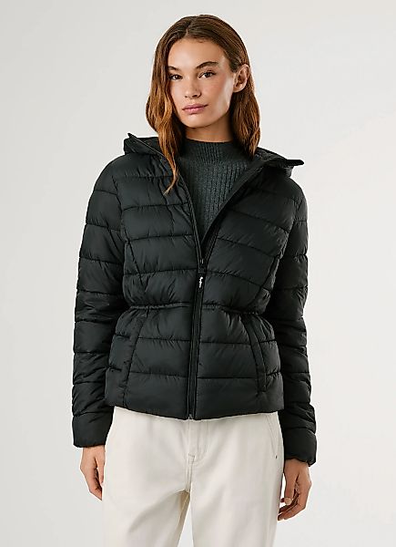 Pepe Jeans Steppjacke "SALLY SHORT", mit Kapuze, tailliert, mit verstellbar günstig online kaufen