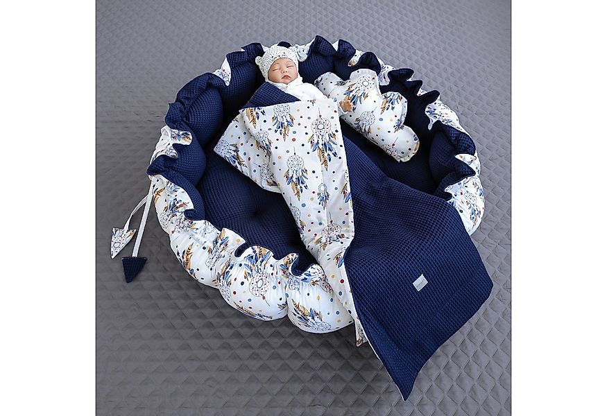 Loolay Bettnestchen Zweiseitig ENGELSNEST XXL Premium WAFFELPIQUE + Decke + günstig online kaufen