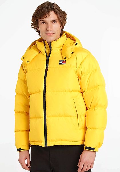 Tommy Jeans Steppjacke "TJM ALASKA PUFFER", mit Kapuze, mit Markenlabel günstig online kaufen