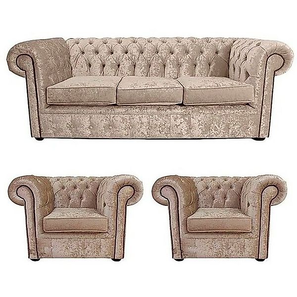 JVmoebel Chesterfield-Sofa Sofagarnitur Sofa Couch Komplette Polster Sitz T günstig online kaufen