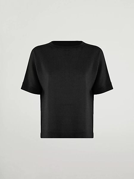 Wolford - Merino Blend Top Short Sleeves, Frau, grey mele, Größe: XS günstig online kaufen