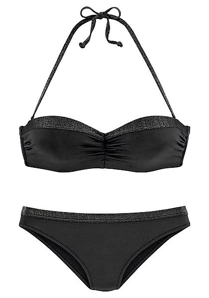 JETTE Bügel-Bandeau-Bikini mit glitzernden Einsätzen günstig online kaufen