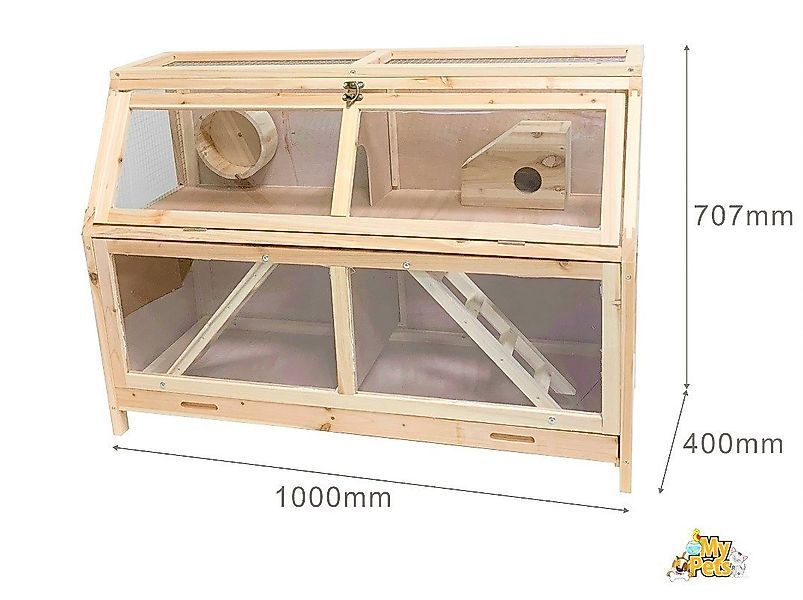 BruKa Kleintierkäfig Kleintierkäfig BENNY XXL Nagerkäfig Hamsterkäfig Stall günstig online kaufen