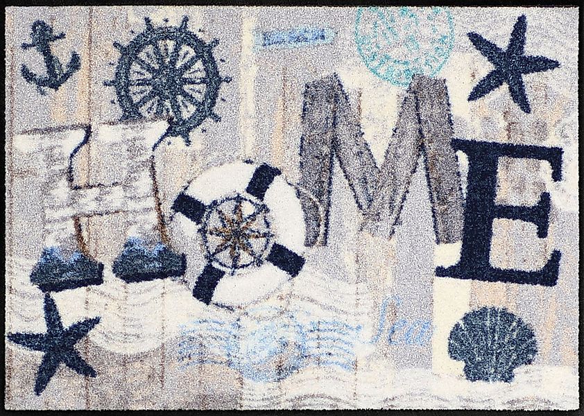 Salonloewe Fußmatte Fußmatte "Home Maritim", eckig, günstig online kaufen
