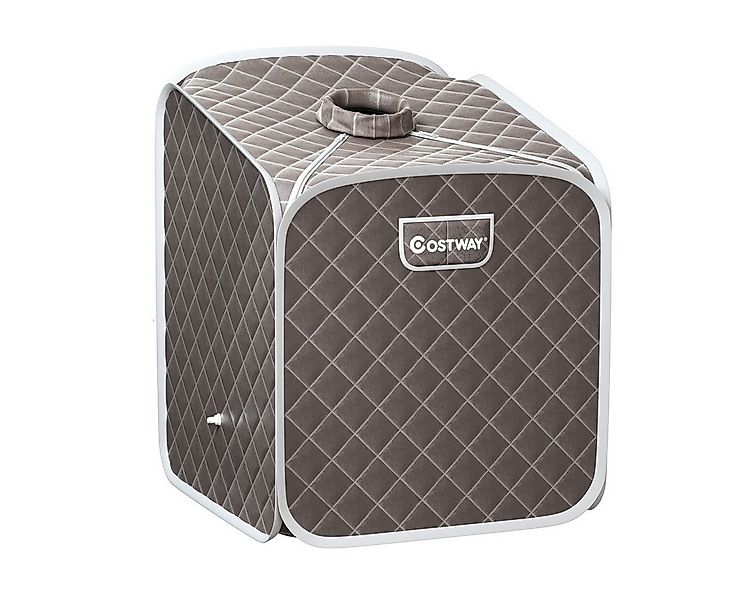 COSTWAY Sauna 2L Dampfsauna, 1000W, mit Sitz günstig online kaufen