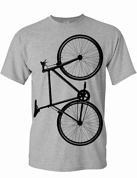 Baddery Print-Shirt Fahrrad T-Shirt : Fixie Bike - Sport Tshirts Herren, ho günstig online kaufen