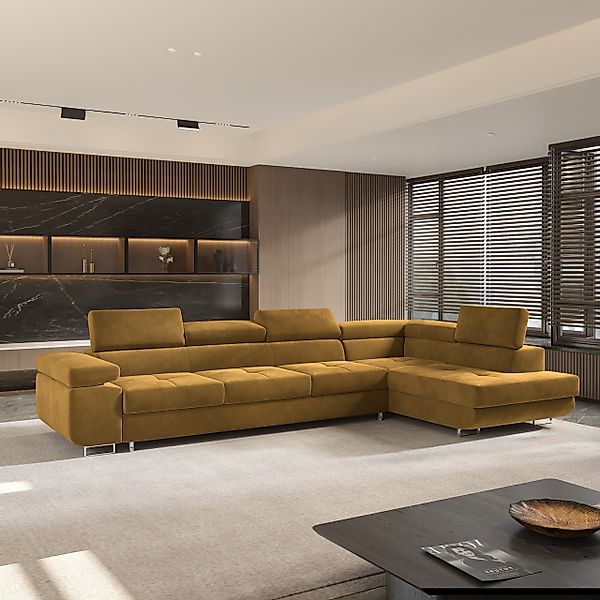 Masseno Ecksofa VICENTE mit Schlaffunktion L-Form, günstig online kaufen