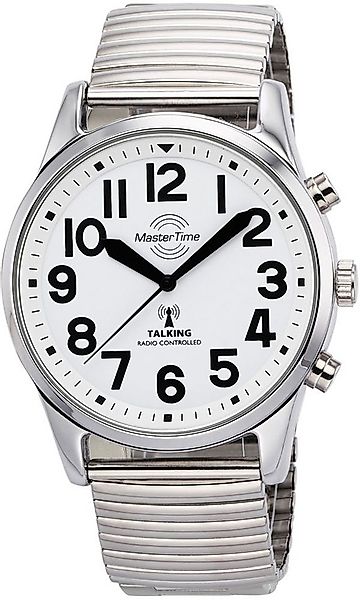 MASTER TIME Funkuhr Sprechende Funkuhr MTGA-10691-61M, Armbanduhr, Quarzuhr günstig online kaufen