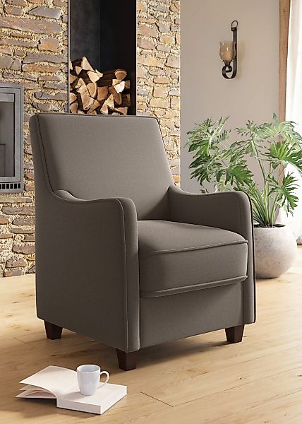 Home affaire Sessel "County" 1 Stk. tlg. mit englischer Naht und Federkern- günstig online kaufen