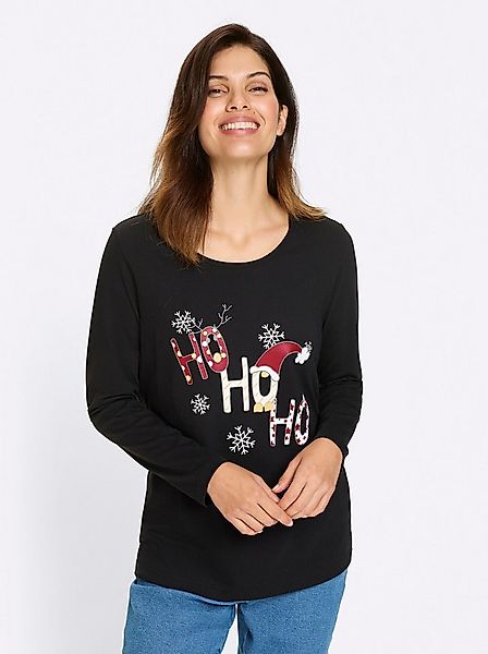 Sieh an! T-Shirt Rundhals-Shirt Langarm günstig online kaufen