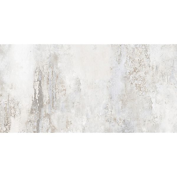 Bodenfliese Feinsteinzeug Grau Glasiert Poliert 60 cm x 120 cm günstig online kaufen