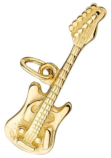 JOBO Kettenanhänger "Anhänger Gitarre", 925 Silber vergoldet günstig online kaufen