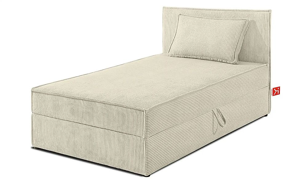 KONSIMO Boxbett mit Stauraum  H2 Roti ¦ creme ¦ Maße (cm): B: 85 H: 89 Bett günstig online kaufen