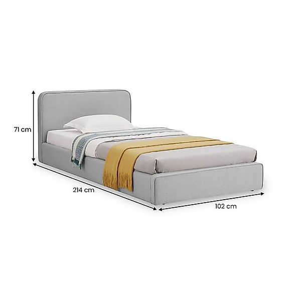 IDIMEX Polsterbett MARINI, Polsterbett Einzelbett 90x200 Jugendbett günstig online kaufen