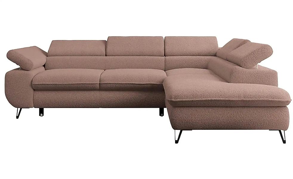 Ecksofa mit Schlaffunktion Peter ¦ rosa/pink ¦ Maße (cm): B: 273 H: 76 Pols günstig online kaufen