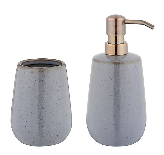 WENKO Badaccessoire-Set Sirmione, Set, 2 tlg., Seifenspender und Zahnputzbe günstig online kaufen
