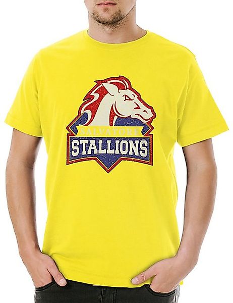 Urban Backwoods Print-Shirt Salvatore Stallions Herren T-Shirt The TV Vampi günstig online kaufen