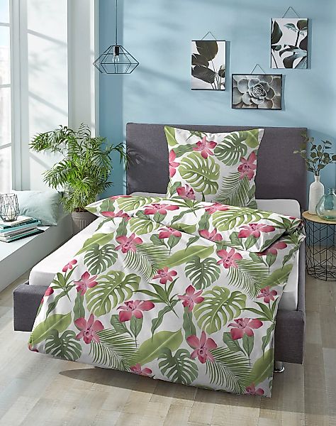 Castell - Markenbettwäsche Bettwäsche "Abel" 2 Stk. absolut bügelfreie Micr günstig online kaufen