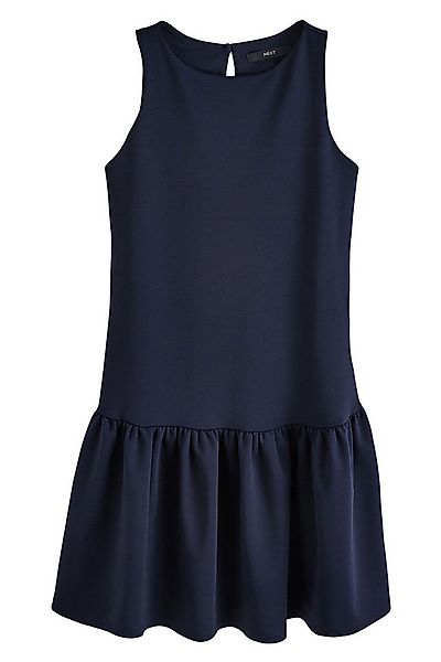 Next Jerseykleid Ärmelloses Jersey-Minikleid mit abfallender Taille (1-tlg) günstig online kaufen