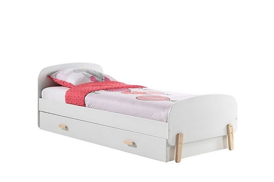 58 aufm Kessel Kinderbett Einzelbett Karilynn 206x95x73 Kinderbett MDF+Mass günstig online kaufen