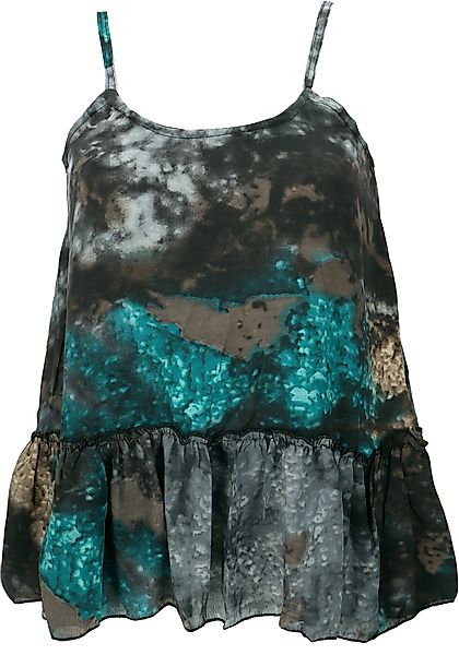 Guru-Shop T-Shirt Seidiges Boho Trägertop, luftiges günstig online kaufen
