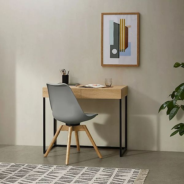 Hopkins kompakter Schreibtisch, Eichen-Finish - MADE.com günstig online kaufen