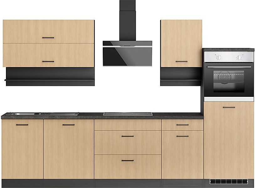 KOCHSTATION Küchenzeile KS-Frieda Breite 300 cm, günstig online kaufen