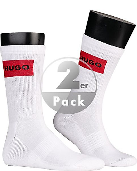 HUGO Socken QS Rib Label CC 2er Pack 50468432/100 günstig online kaufen