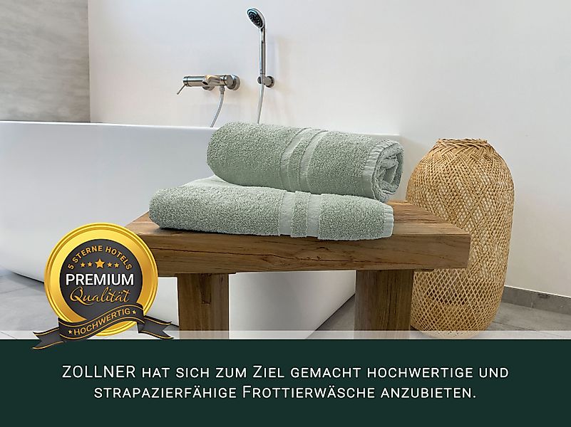 ZOLLNER Duschtücher, Walkfrottier (5-St), 70 x günstig online kaufen