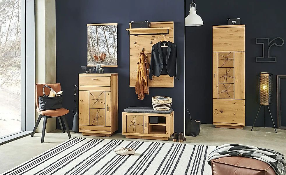 Gray & Jones Garderobenpaneel  Black Coast Two ¦ holzfarben ¦ Holzwerkstoff günstig online kaufen