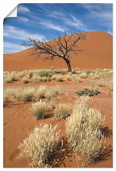 Artland Wandbild "Namib-Wüste 2", Afrika, (1 St.), als Leinwandbild, Poster günstig online kaufen