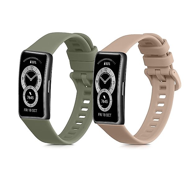 kwmobile Uhrenarmband 2x Sportarmband für Huawei günstig online kaufen