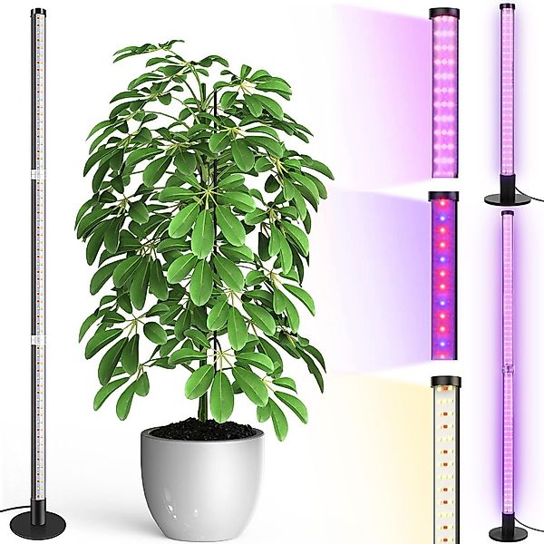 MUPOO Pflanzenlampe Grow Lampe Bodenpflanzen Wachstumslampen,Timer günstig online kaufen